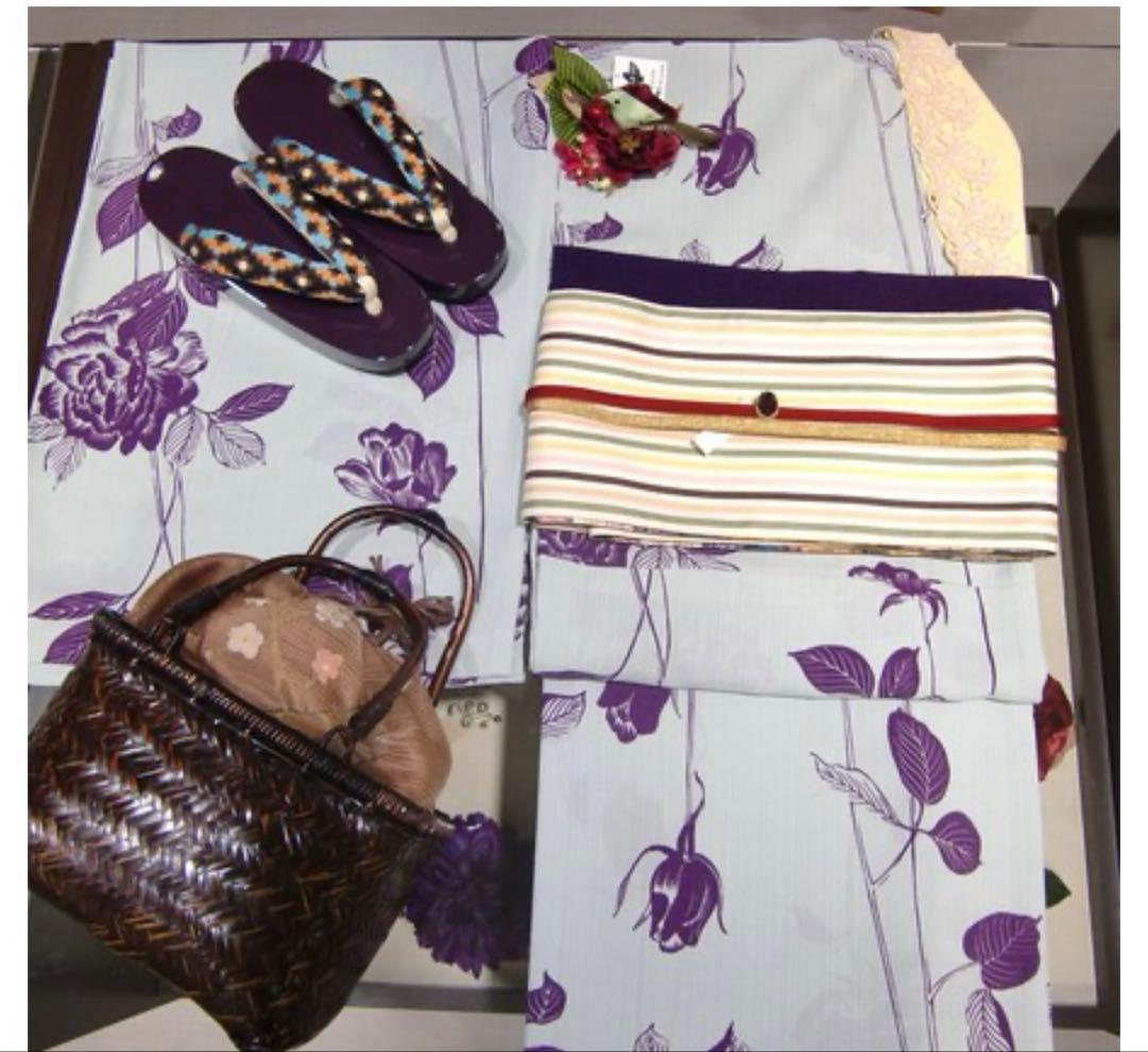 豆千代モダン　二尺袖　2尺袖　浴衣　セオα セオアルファー　検索)撫松庵　ふりふ