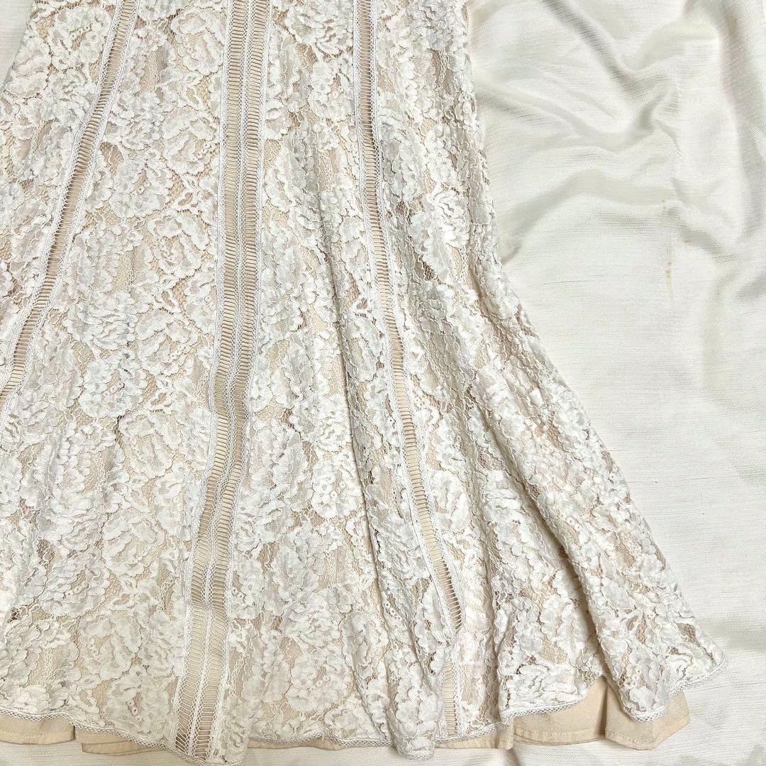 エルケイ　settan sugar ホワイトレースドレス Sサイズ