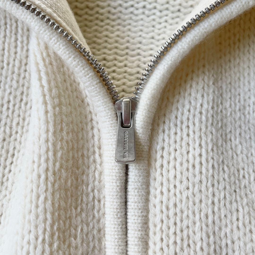 タグ付 ギャルリーヴィー ファインウール ジップアップ カーディガン 2021✨