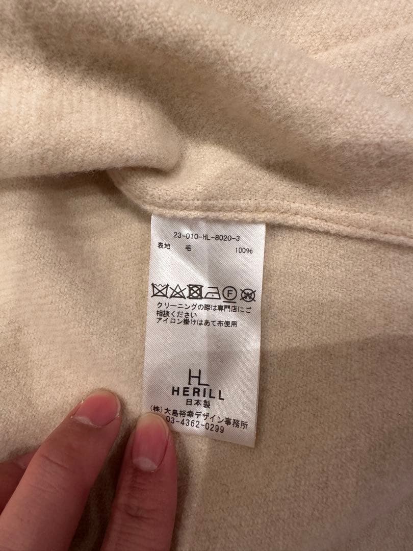 ジャケット・アウター HERILL Air-blanketCoveralljacket Cream/2