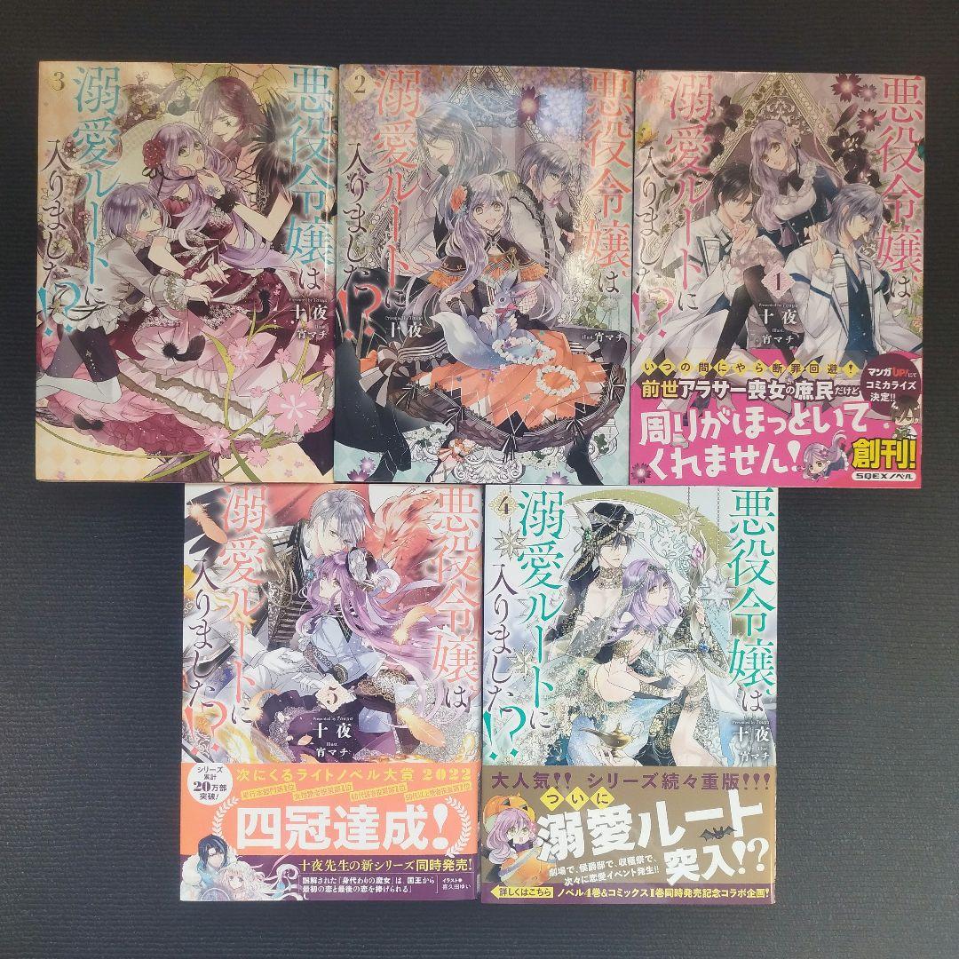 小説「悪役令嬢は溺愛ルートに入りました!? 」(SQEXノベル) 全9冊セット