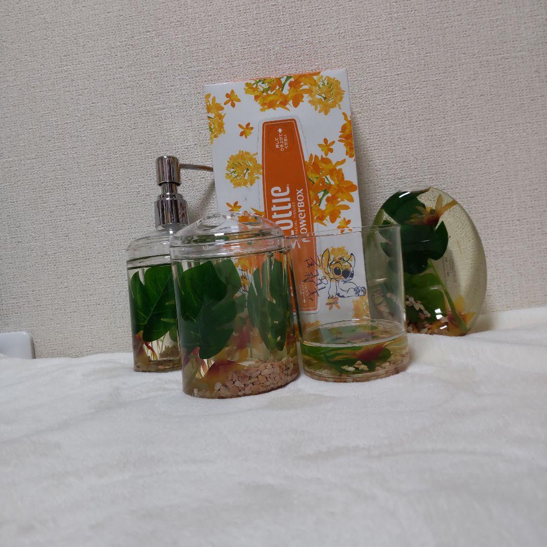 ディズニーストア　スティッチ　ボタニカル　インテリア用品