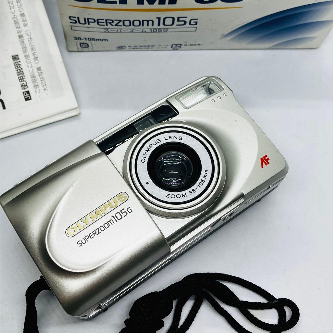 フィルムカメラ OLYMPUS super zoom 105g