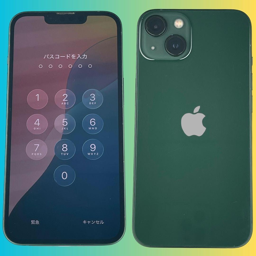 【美品】　Apple iPhone 13 128GB グリーン　SIMフリー