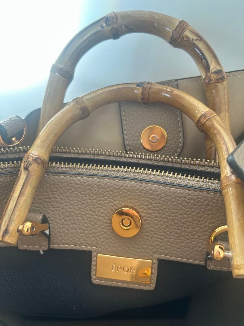 BON【E＇POR】BAMBOO BAG Large【通勤】【A4対応】