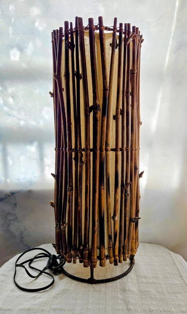 未使用!! 輸入雑貨 エスニック モダン アジアンインテリア ランプスタンド 9