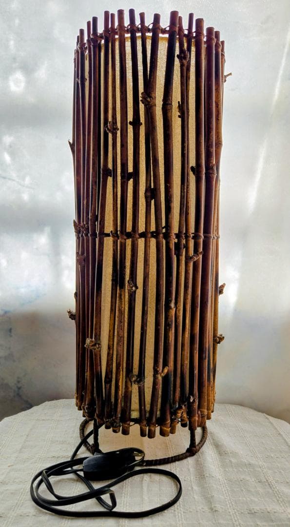 未使用!! 輸入雑貨 エスニック モダン アジアンインテリア ランプスタンド 9