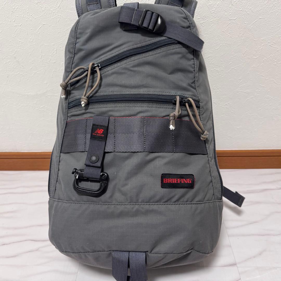 NEW BALANCExBRIEFING FORCE M MW リュック グレー