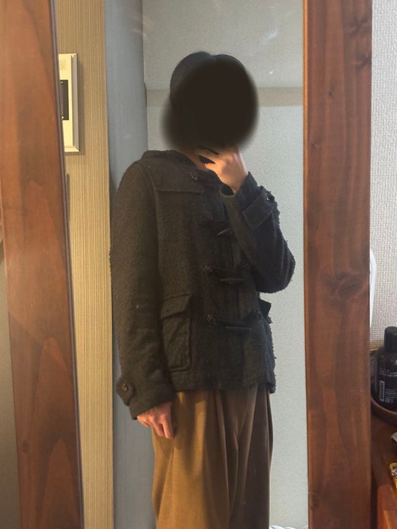 コムデギャルソンオムプリュス ウール　ダッフルジャケット　着画あり