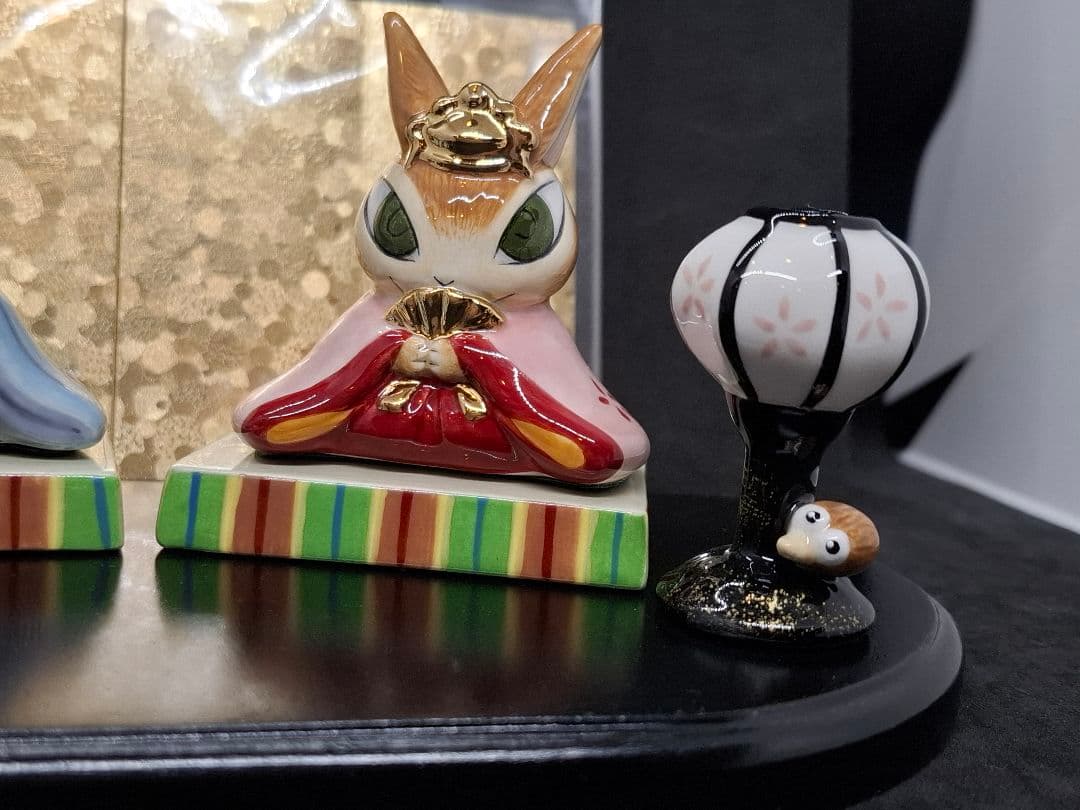 わちふぃーるど　陶器・雛人形　化粧箱付き