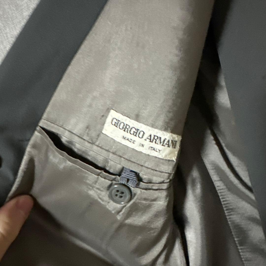 Giorgio Armani ダークグレー セットアップ