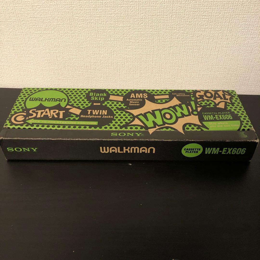 【美品】Sony WM-EX606 ソニー　ウォークマン　カセット　箱あり