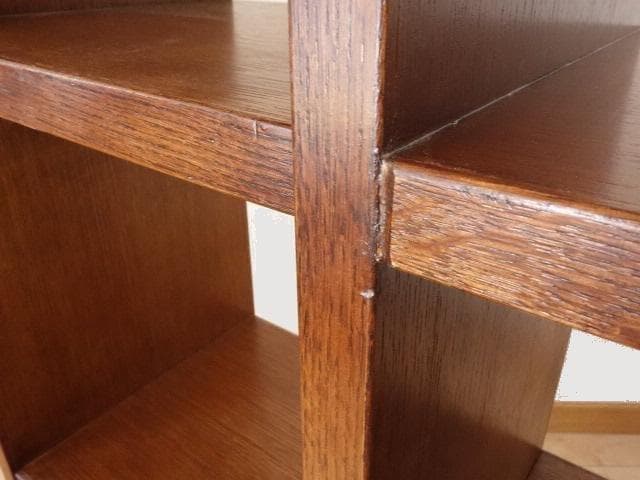 北海道手作り家具　雅　すき棚C　楢（ナラ）材　勇峰工芸（新）