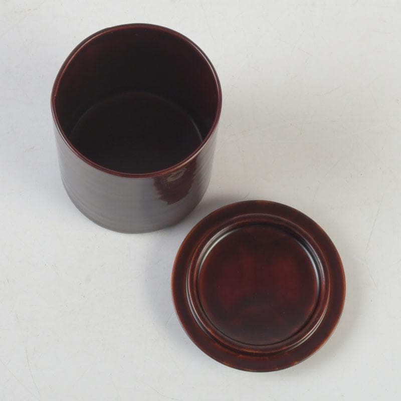 茶道具　塗師　手塚隆作　桧小筒　金輪寺棗　共布共箱　V　9895