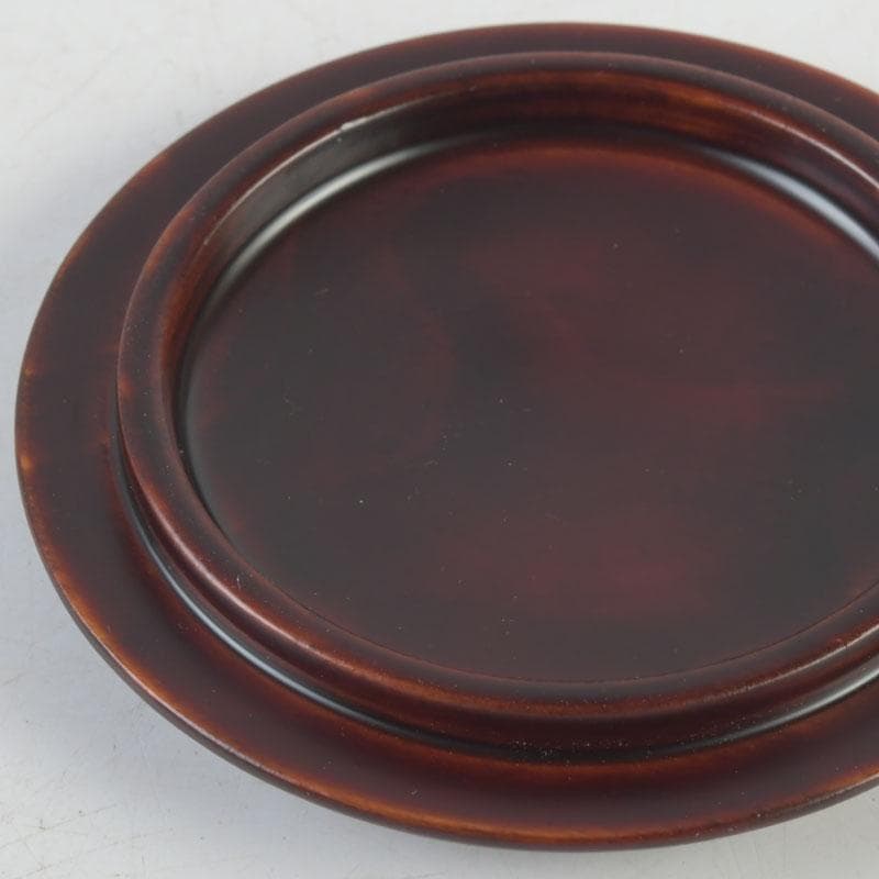 茶道具　塗師　手塚隆作　桧小筒　金輪寺棗　共布共箱　V　9895