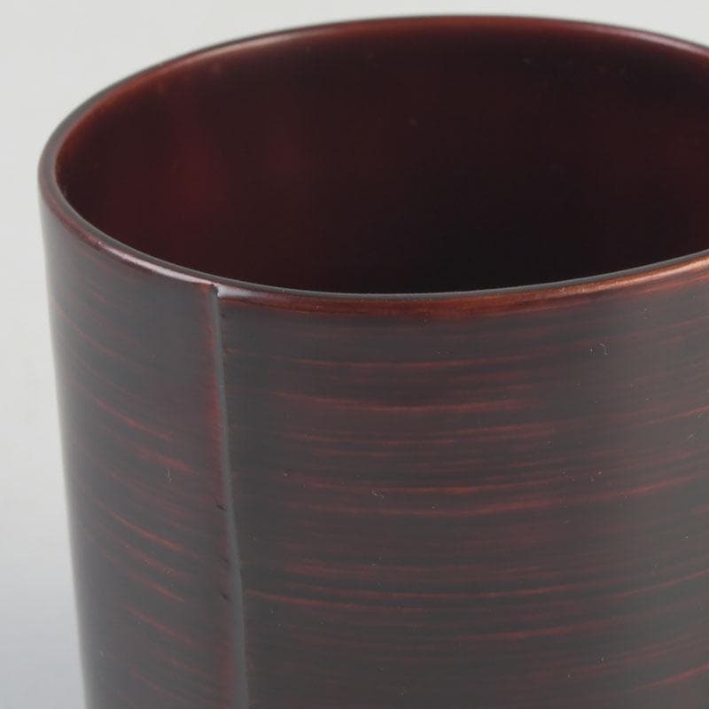 茶道具　塗師　手塚隆作　桧小筒　金輪寺棗　共布共箱　V　9895