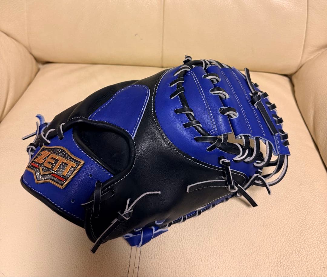 ゼット　プロステイタスオーダー軟式ミット　ヤクルト中村モデル　型付け済み