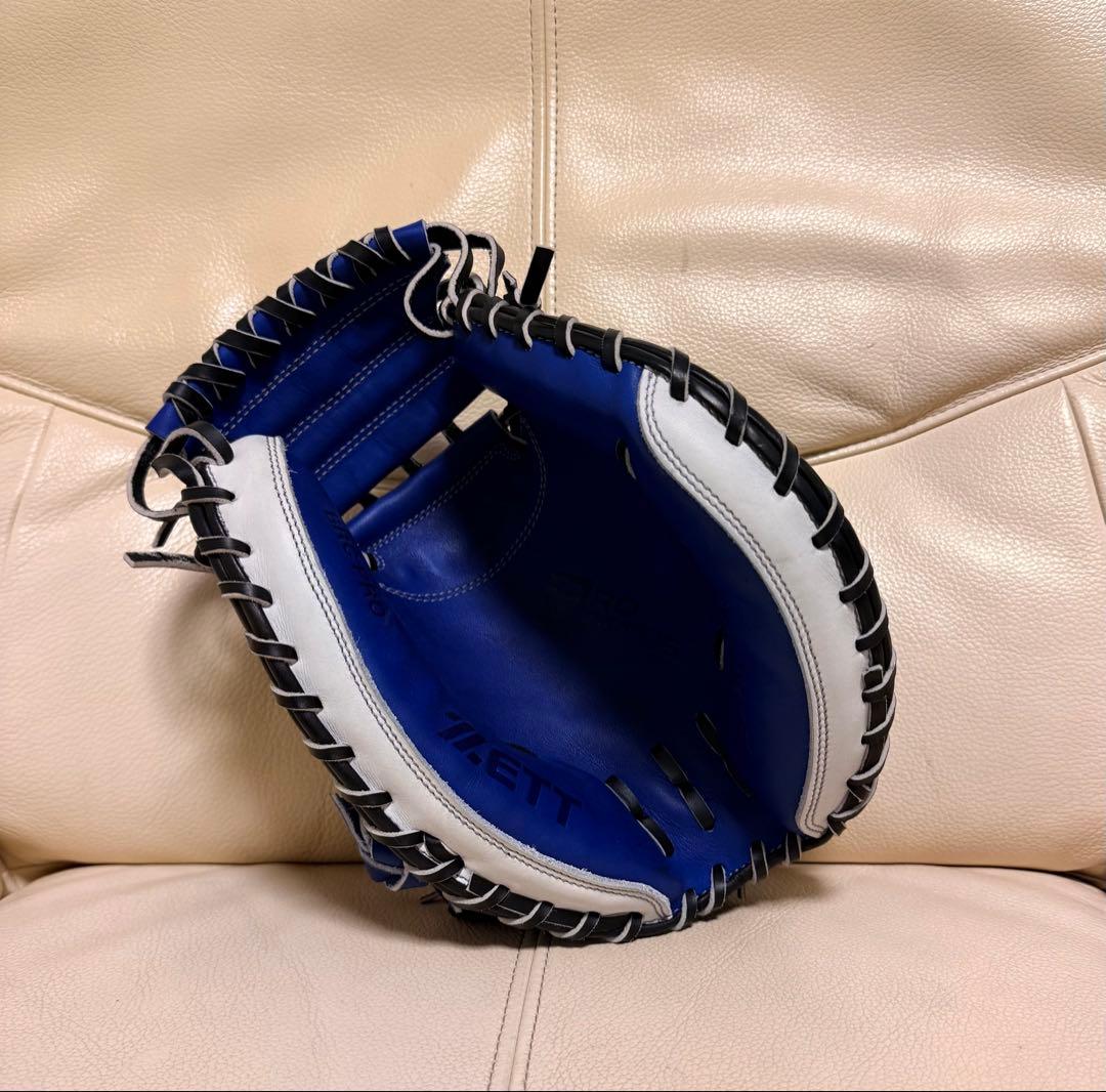 ゼット　プロステイタスオーダー軟式ミット　ヤクルト中村モデル　型付け済み