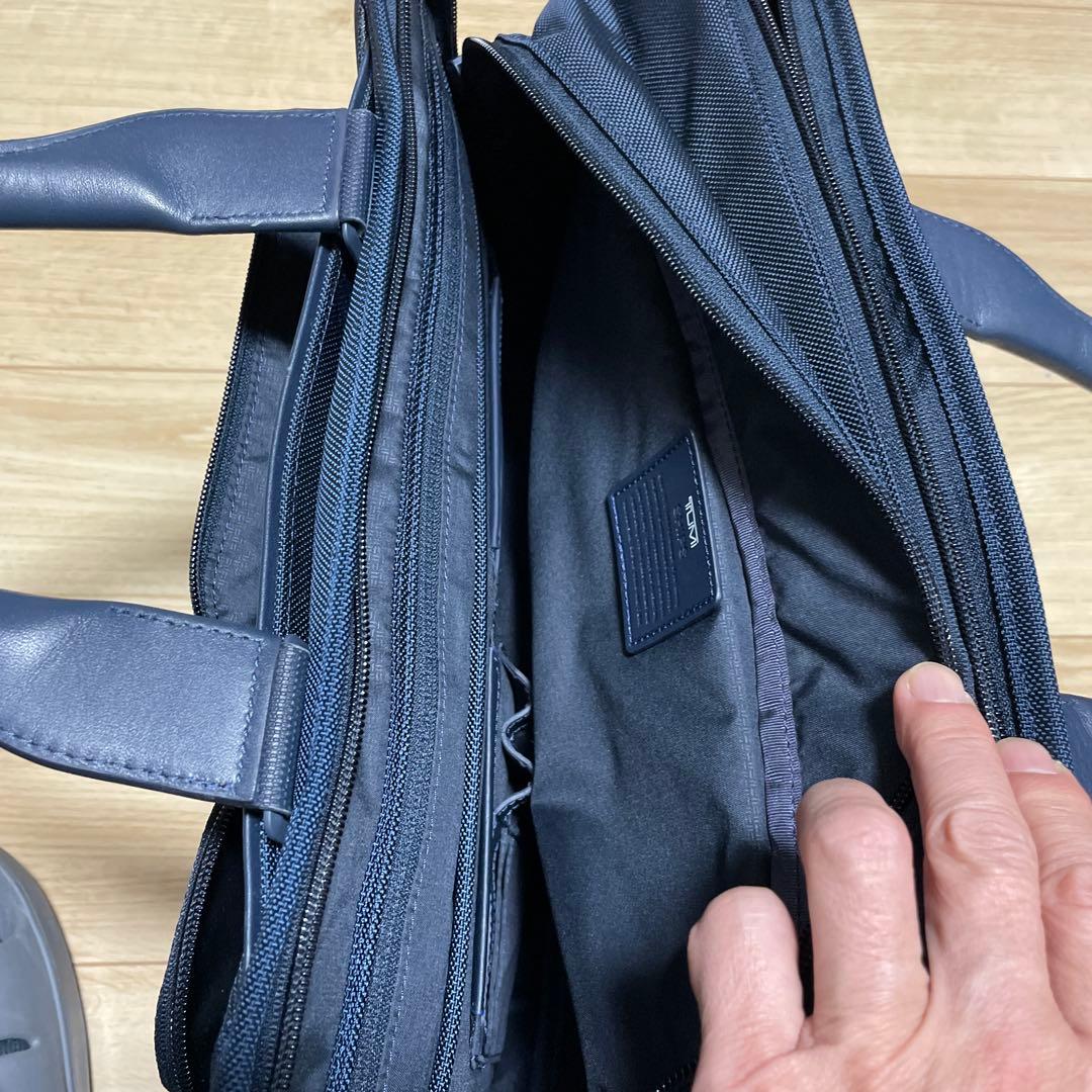 【新品・未使用】TUMI SHIPS別注 ALPHA3 3WAY ブリーフ青