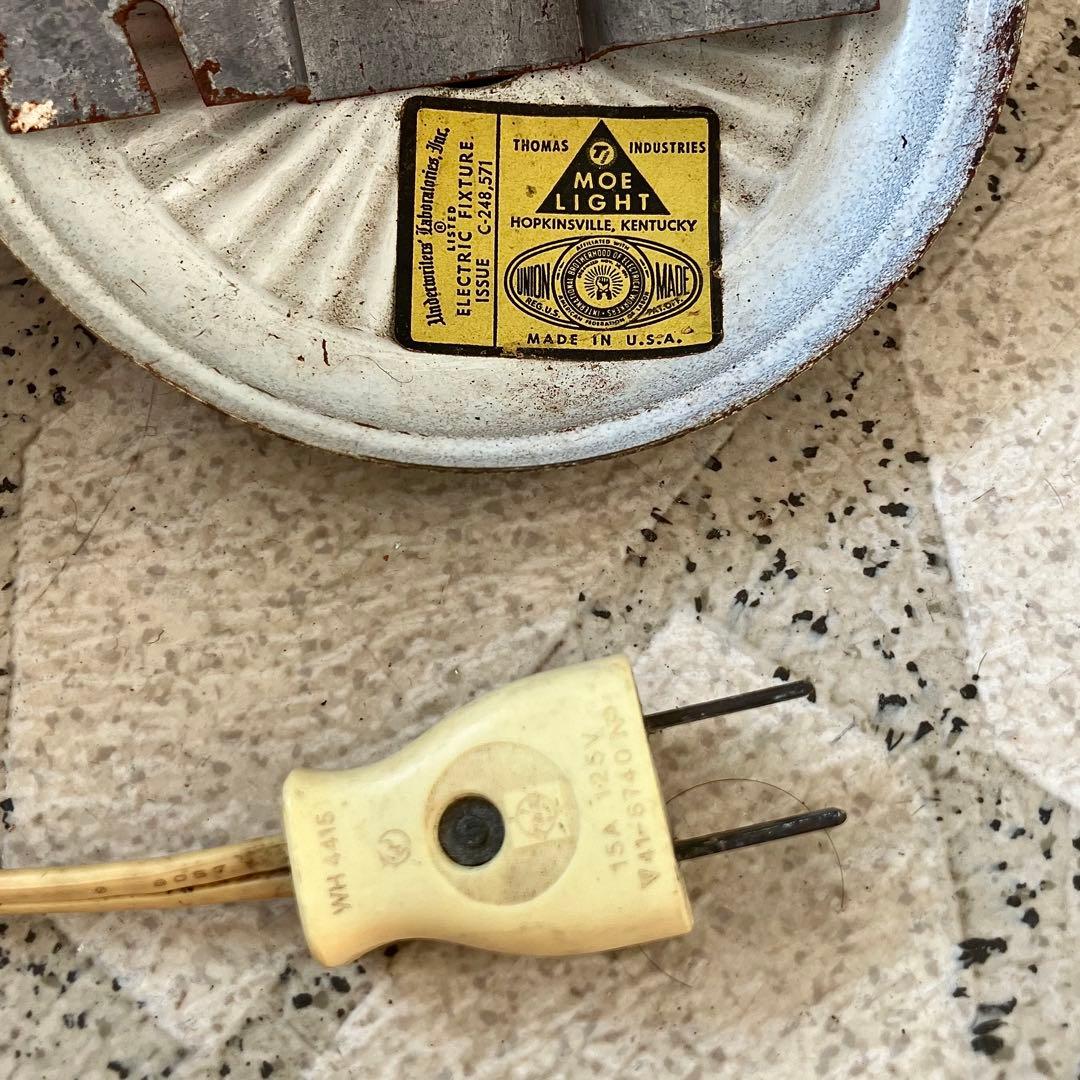 ヴィンテージ ハンギング ランプ / ガラスシェード