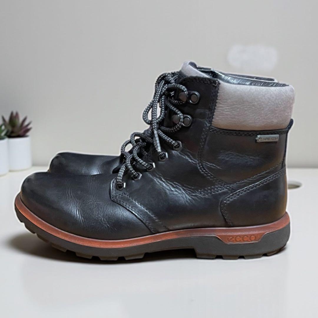 eccoブーツ GORETEX WHISTLER メンズ 本革 黒 40