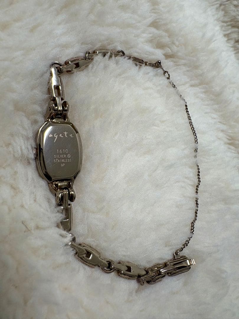 アガット 2016年クリスマス限定　スクエアフェイスウォッチ