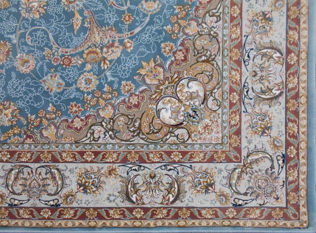 225万ノット！超高密度織 絨毯！本場 イラン産150×225cm‐201701