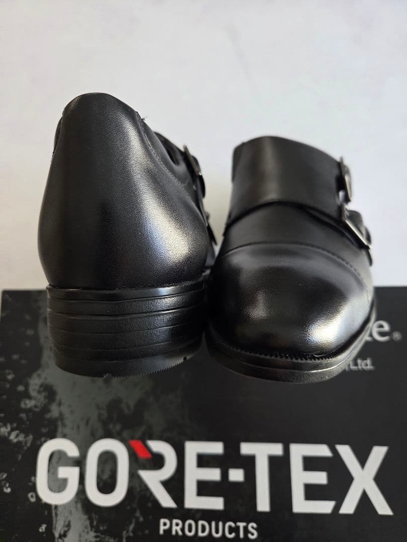 【新品未使用】texcy luxe　ゴアテックス　 モンクストラップ　ビジネス靴