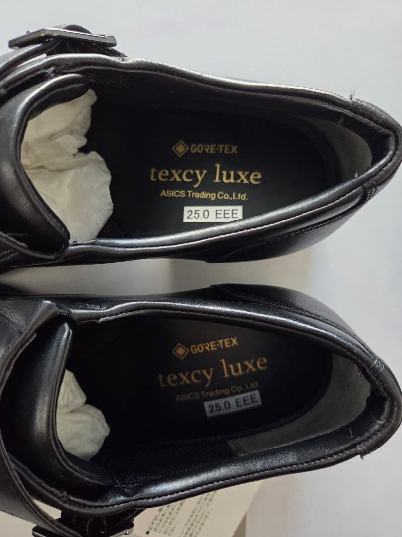 【新品未使用】texcy luxe　ゴアテックス　 モンクストラップ　ビジネス靴
