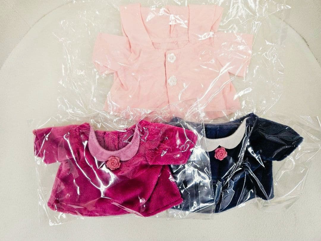 【新品】フラワーミッフィー　着せかえほわほわぬいぐるみ　ローズ本体+3着セット