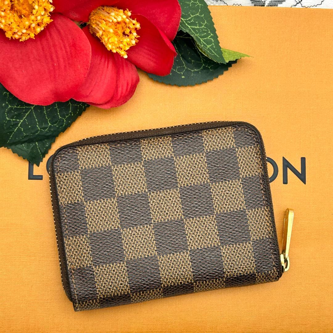 ★美品★　ルイヴィトン　ダミエ　ジッピー　パース