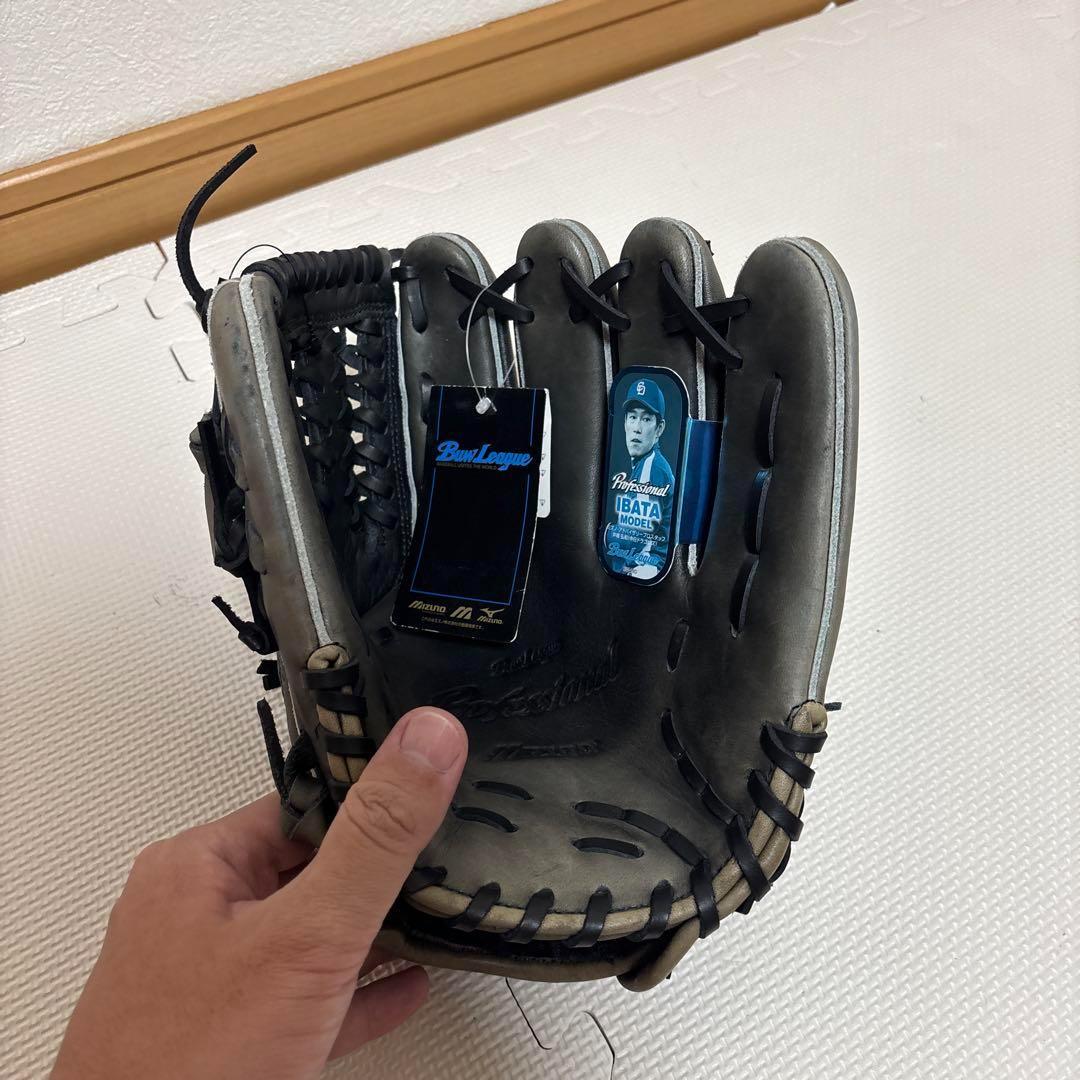 ミズノ Mizuno 井端弘和モデル 小指二本型 内野用 軟式グローブ　サイズ8