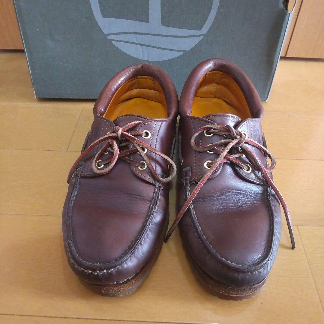 【ケア済・値下げ可】Timberland 3eye ブラウン