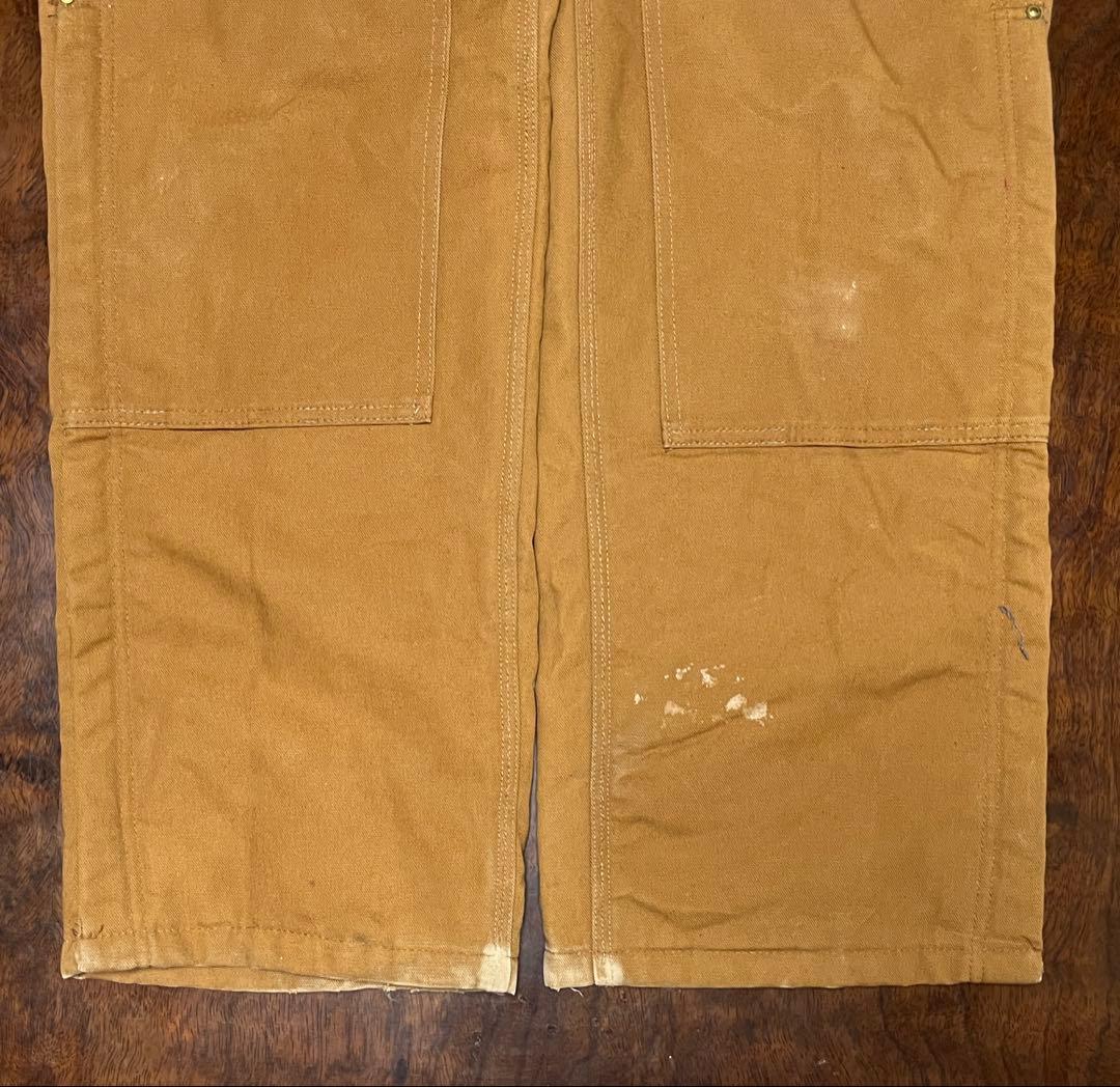 USA製 Carhartt カーハート ダック ダブルニー ビブオーバーオール