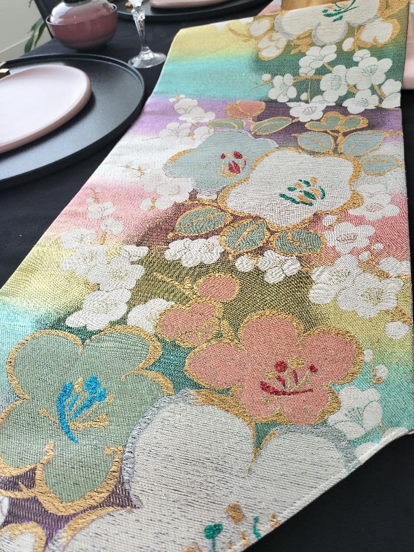 A961★逸品‼️春♡‼️ひな祭り‼️テーブルランナー2m18cm