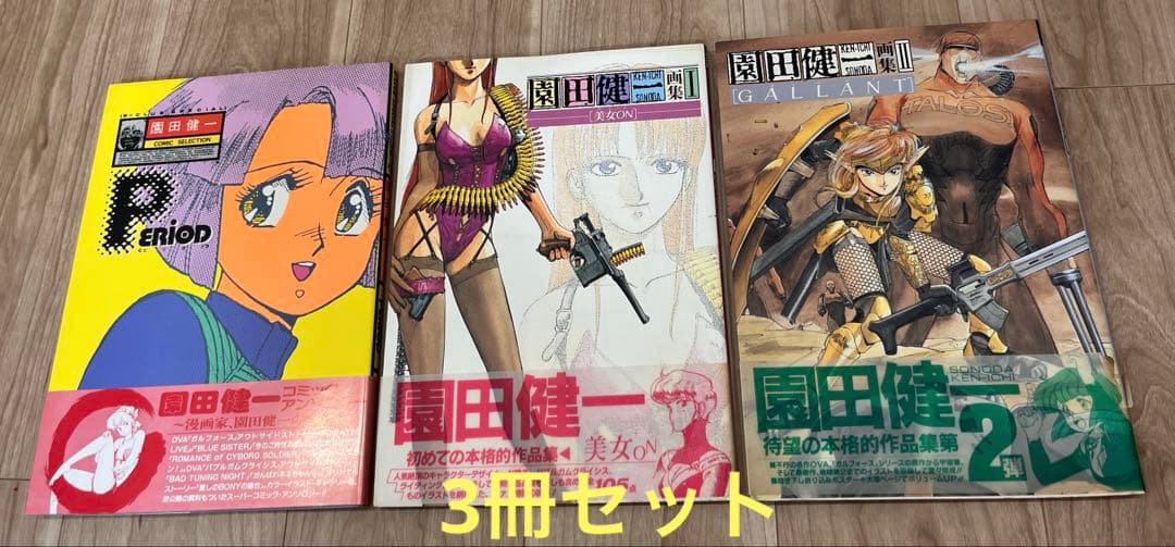 園田健一　Period 画集I 画集II ３冊セット