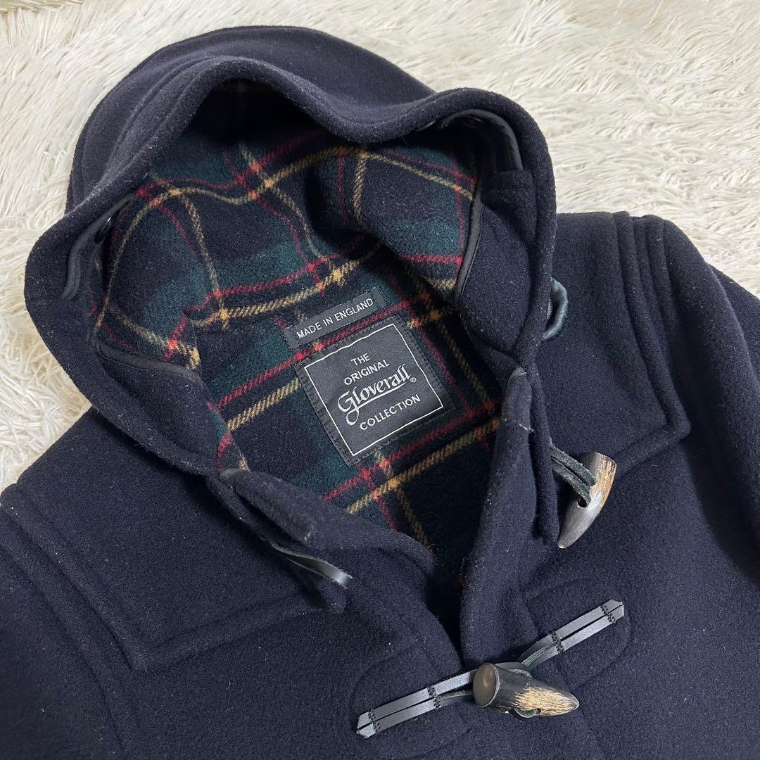 グローバーオール イングランド製フード付き高級英国 肉厚ウールダッフルコート