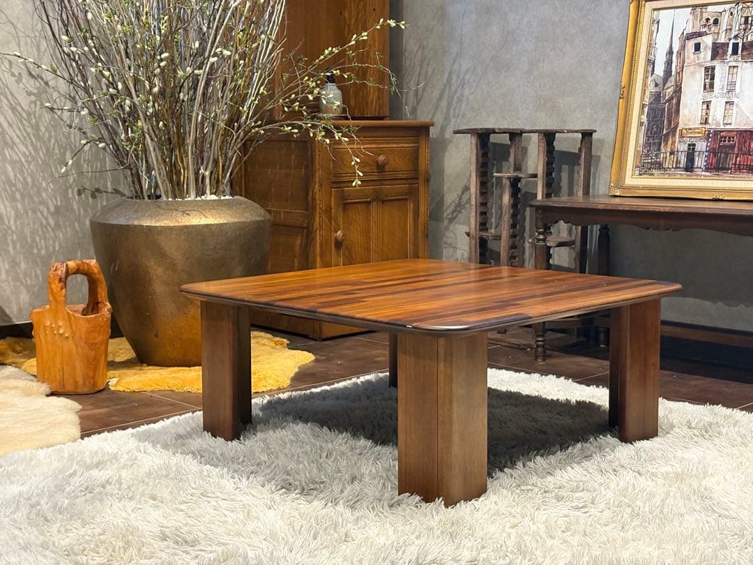 FUJI FURNITURE センターテーブル　ローテーブル　スクエア　IG