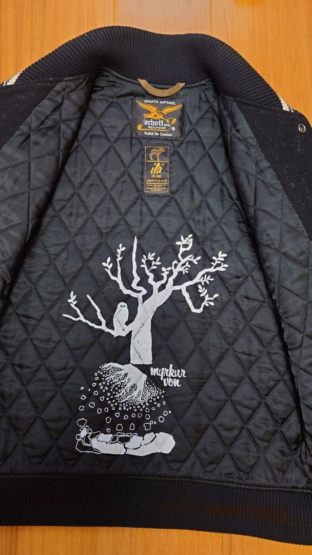 SCHOTT × ila スタジャン M　ショット