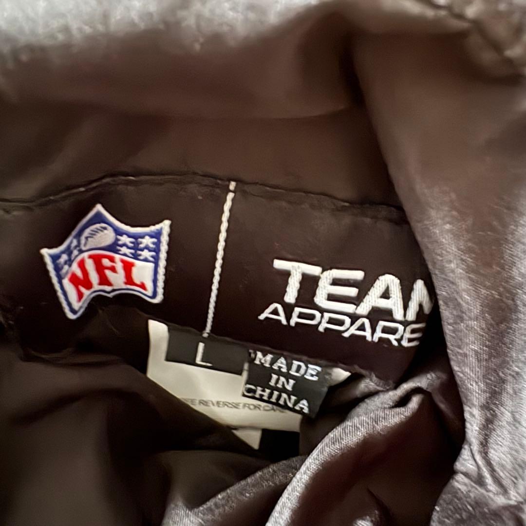 NFL レイダース スタジャン リバーシブル ブラック Lサイズ