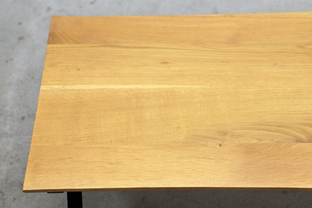 ライフファニチャー SP オーク無垢材 アイアン センターテーブル