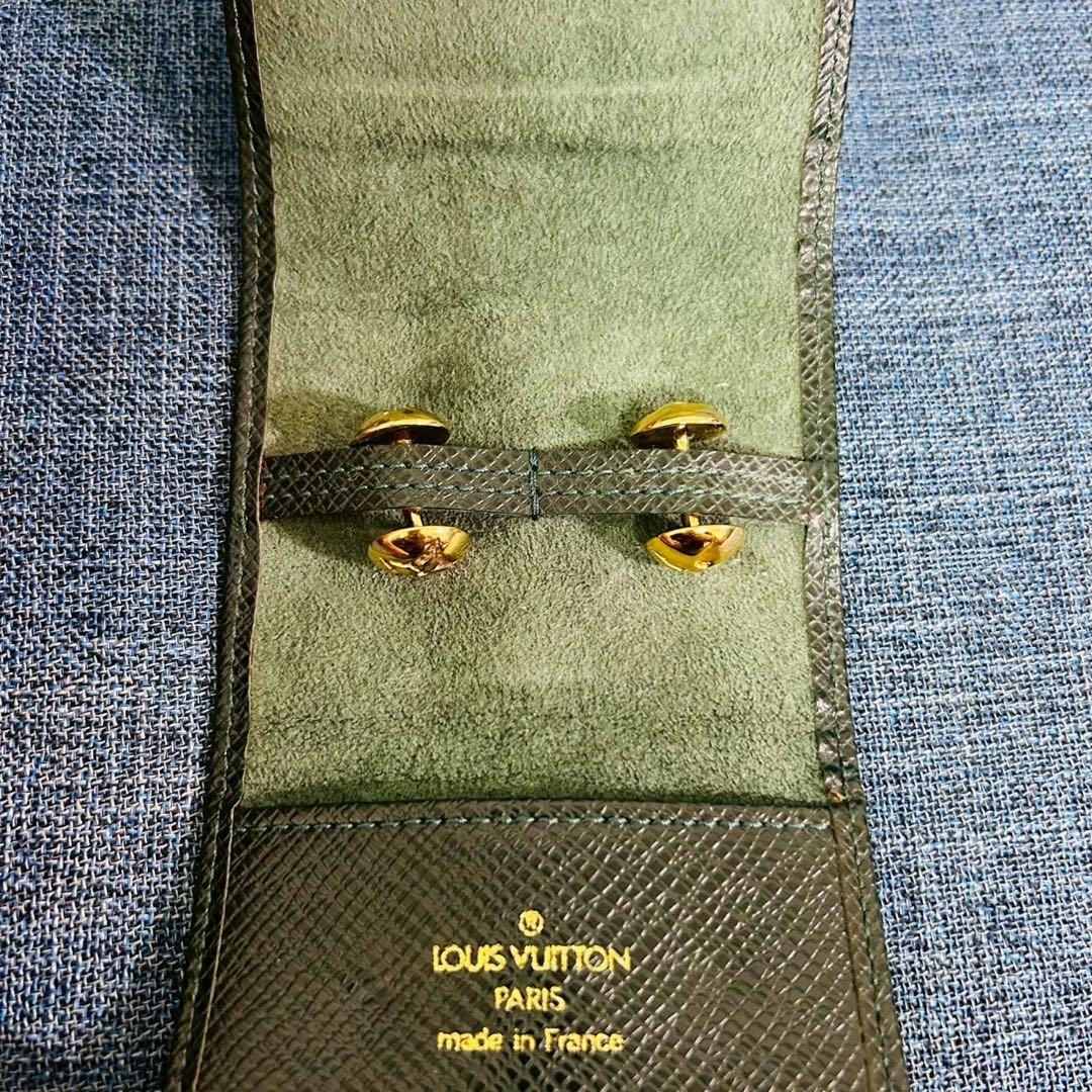 【即発送】LOUIS VUITTON ルイヴィトン カフス マンシェット タイガ