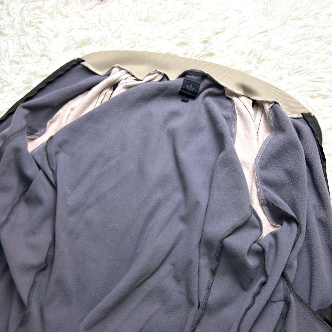 adidas トラックジャケット L 茶 ブラウン×ベージュ 古着