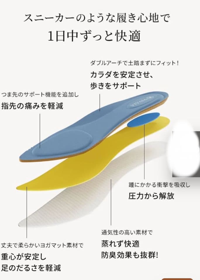 走れるパンプスVIVAIA ♡