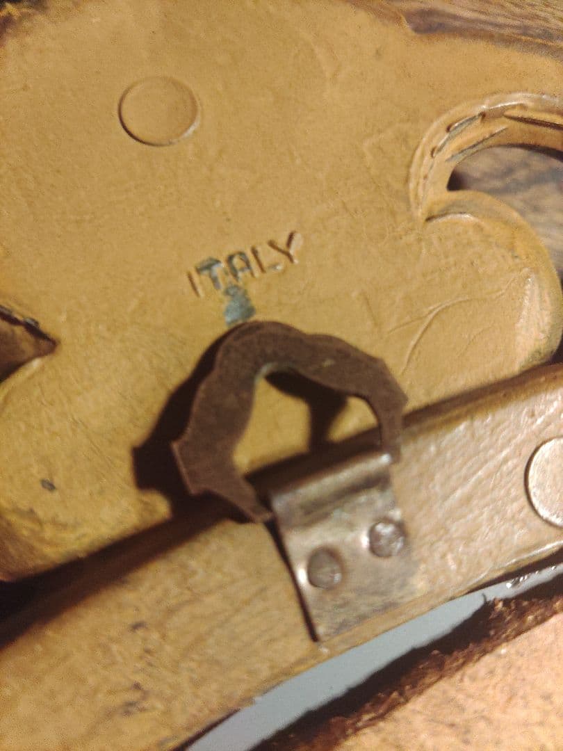 美品　ウォールミラー　オーバルミラー　イタリア製　壁掛け　鏡　ヴィンテージ　希少