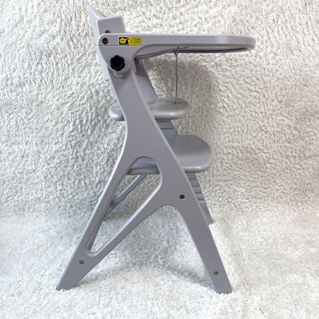 大和屋 アッフルチェア ハイチェア ソフトラベンダー セーフティチェアベルト