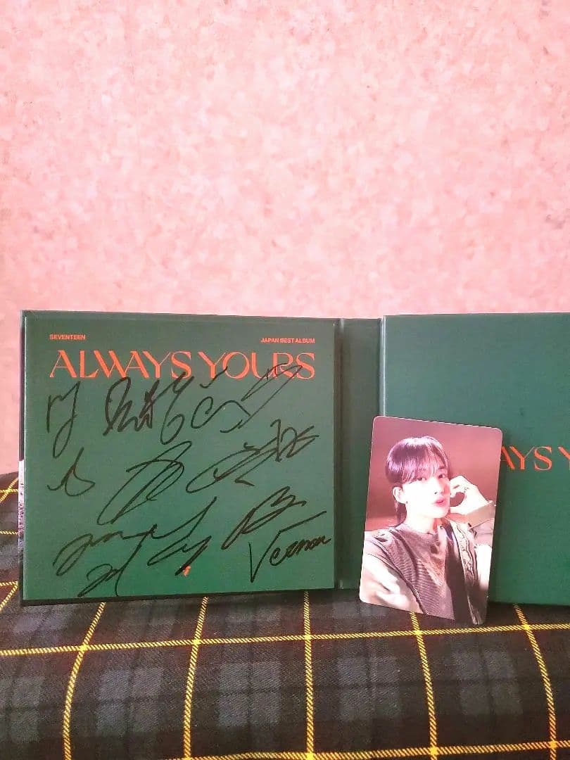 SEVENTEEN ALWAYS YOURS 日本ベストアルバム サイン入り