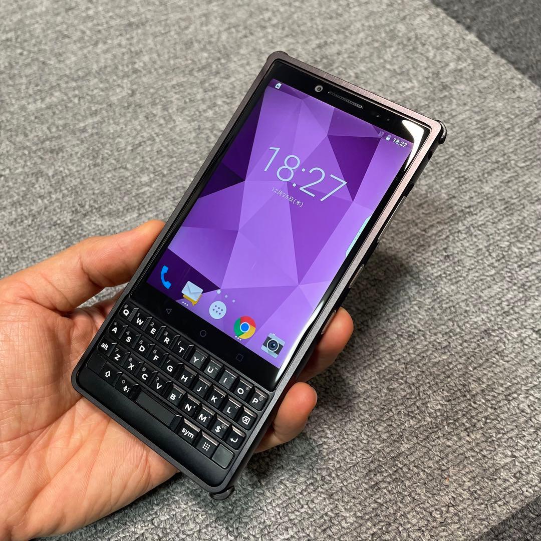 【美品】ブラックベリーKEY2 128GB ＋ケース