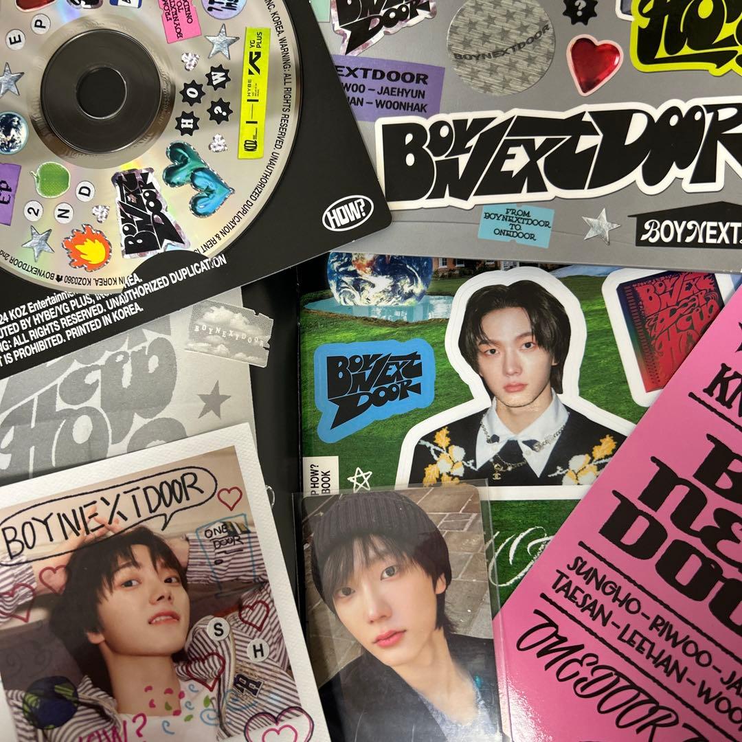 BOYNEXTDOOR HOW? Sticker ver. 6枚セット