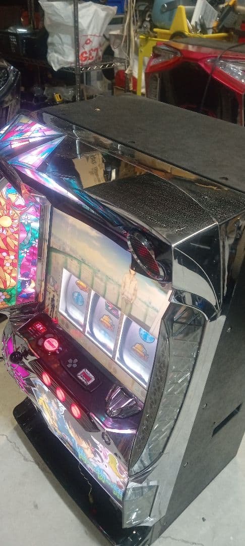 送料込　パチスロ　実機　サミー　5号機　偽物語　アミューズ　不要　家スロ